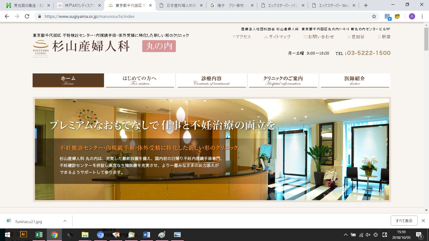 タイミング、人工受精、着床率